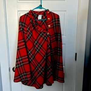 Festive women’s cape, size large